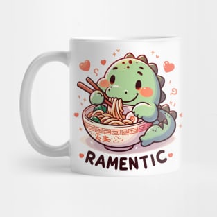 Ramentic Moments: Cute Crocodile Noodle Love Mug